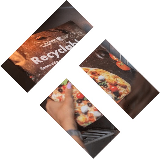 Sustainable frozen food packaging