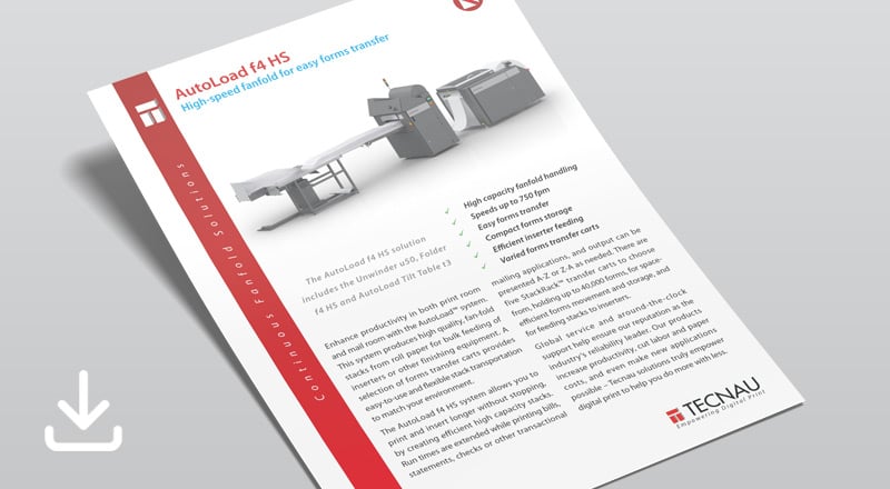 AutoLoad f4 Product Brochure