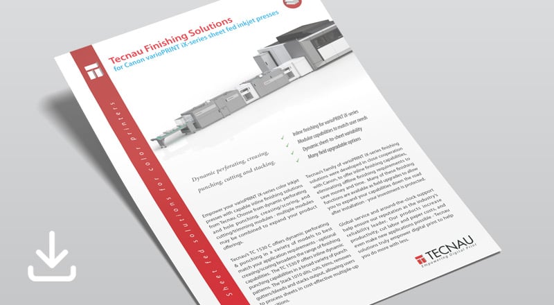 Canon varioPRINT iX-Solutions product brochure