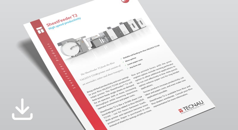 SheetFeeder T2 product brochure