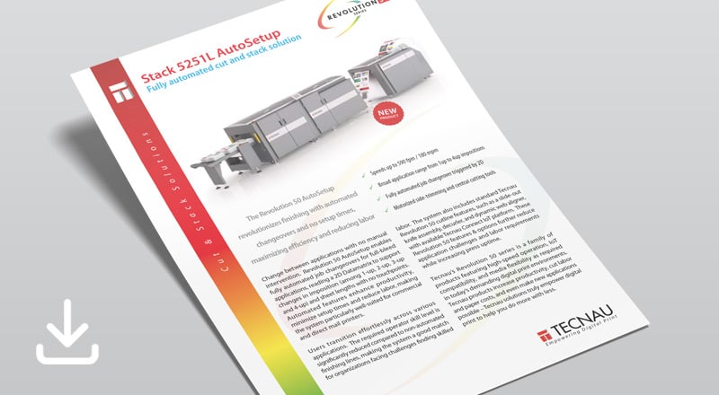 Revolution 50 Stack 5251L with AutoSetup product brochure